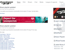 Tablet Screenshot of guardsmanbob.com
